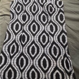 Alyx Black and White Midi Dress